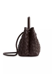 Bottega Veneta Small Andiamo Intrecciato Leather Top-Handle Bag