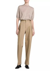 Bottega Veneta Straight-Leg Cotton Twill Trousers