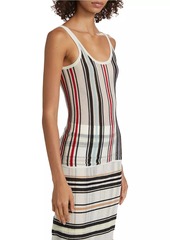 Bottega Veneta Striped Knit Scoopneck Tank Top