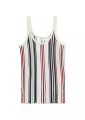 Bottega Veneta Striped Knit Scoopneck Tank Top