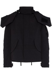 Bottega Veneta textured hooded jacket