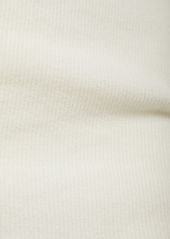 Bottega Veneta Underpinning Light Cotton Rib Top
