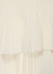 Bottega Veneta Underpinning Light Rib Cotton Midi Skirt