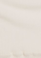 Bottega Veneta Underpinning Light Ribbed Cotton Top