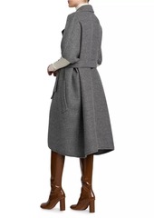 Bottega Veneta Wool-Cashmere Wrap Coat