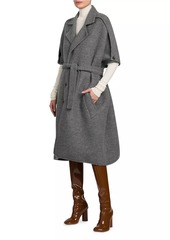 Bottega Veneta Wool-Cashmere Wrap Coat