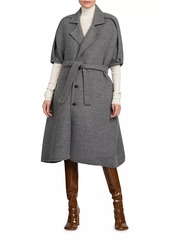 Bottega Veneta Wool-Cashmere Wrap Coat