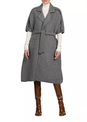 Bottega Veneta Wool-Cashmere Wrap Coat