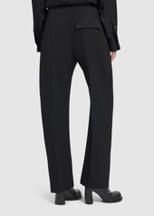 Bottega Veneta Wool Twill Wide Leg Pants