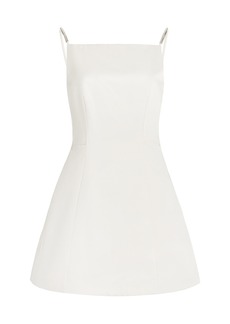 Brandon Maxwell - Exclusive The Lexi Silk Bubble Mini Dress - White - US 12 - Moda Operandi