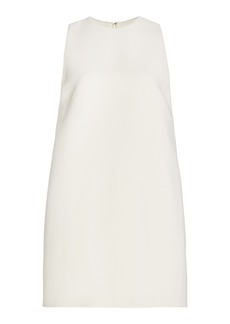 Brandon Maxwell - The Alana Wool-Silk Mini Shift Dress - Ivory - US 0 - Moda Operandi
