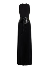 Brandon Maxwell - The Claudia Pleated Dress - Black - US 2 - Moda Operandi