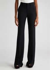 Brandon Maxwell The Peyton Slit Cuff Straight Leg Trousers