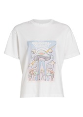Brandon Maxwell Magic Mushroom Graphic T-Shirt