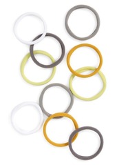 Brass Plum BP. 10-Pack Nylon Hair Bands