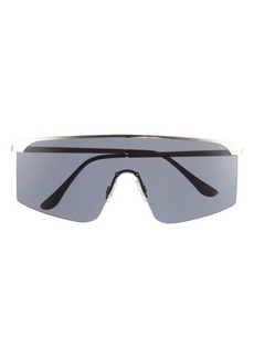 Brass Plum BP. 59mm Flat Top Rimless Shield Sunglasses