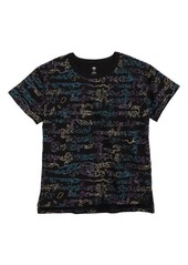 Brass Plum BP. Be Proud Kids' Pride Gender Inclusive Graphic Tee in Black Shine Bright Ombre at Nordstrom