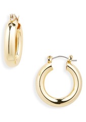 Brass Plum BP. 14k Gold Dipped Bold Medium Hoop Earrings at Nordstrom