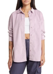 Brass Plum BP. Corduroy Button-Up Shirt in Purple Fair at Nordstrom Rack