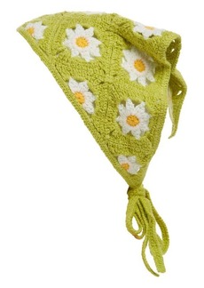 Brass Plum BP. Crochet Daisy Headscarf