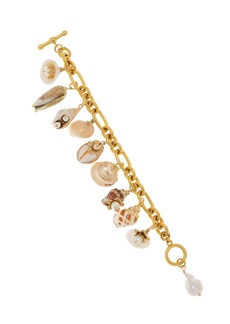 Brinker & Eliza - Treasure Trove 24K Gold-Plated Shell Bracelet - Neutral - OS - Moda Operandi - Gifts For Her