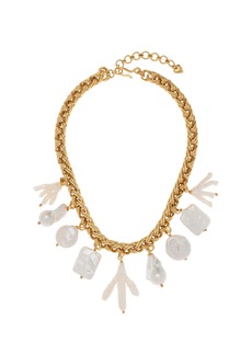 Brinker & Eliza - Diana Pearl 24K Gold-Plated Necklace - Gold - OS - Moda Operandi - Gifts For Her