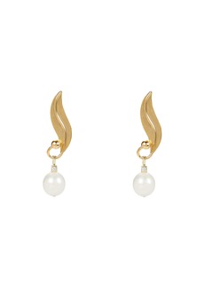 Brinker & Eliza Lydia Linear Pearl Drop Earrings