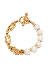 Brinker & Eliza Spencer chain & pearl bracelet