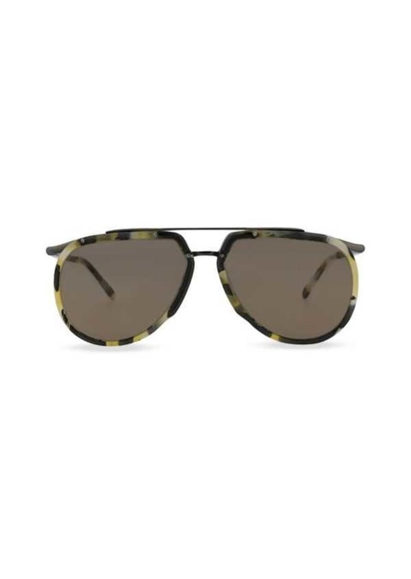 Brioni 60MM Aviator Sunglasses