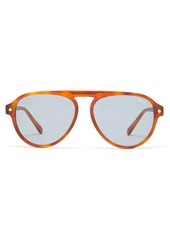 Brioni Aviator tortoiseshell-acetate sunglasses