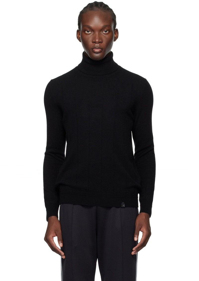 Brioni Black Cashmere Turtleneck