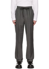 Brioni Black Houndstooth Trousers