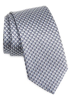 Brioni Geometric Pattern Silk Tie