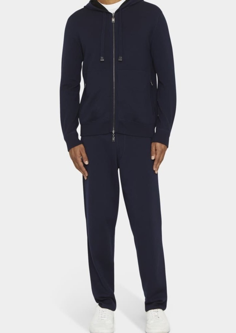 Brioni Men's Full-Zip Blouson Jacket