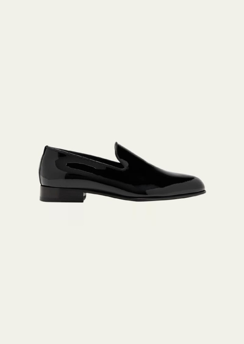 Brioni Men's Patent Leather Venetian Loafers
