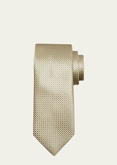 Brioni Men's Silk Jacquard Basketweave Tie