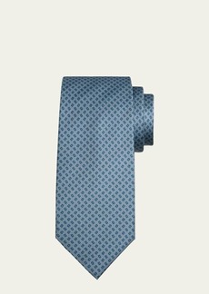 Brioni Men's Silk Micro-Geometric Tie