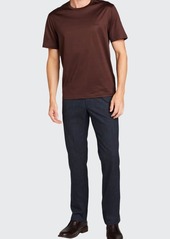 Brioni Men's Solid Cotton T-Shirt