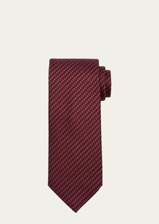 Brioni Men's Staggered Boxes Silk Tie