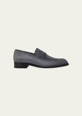 Brioni Men's Suede Penny Loafers