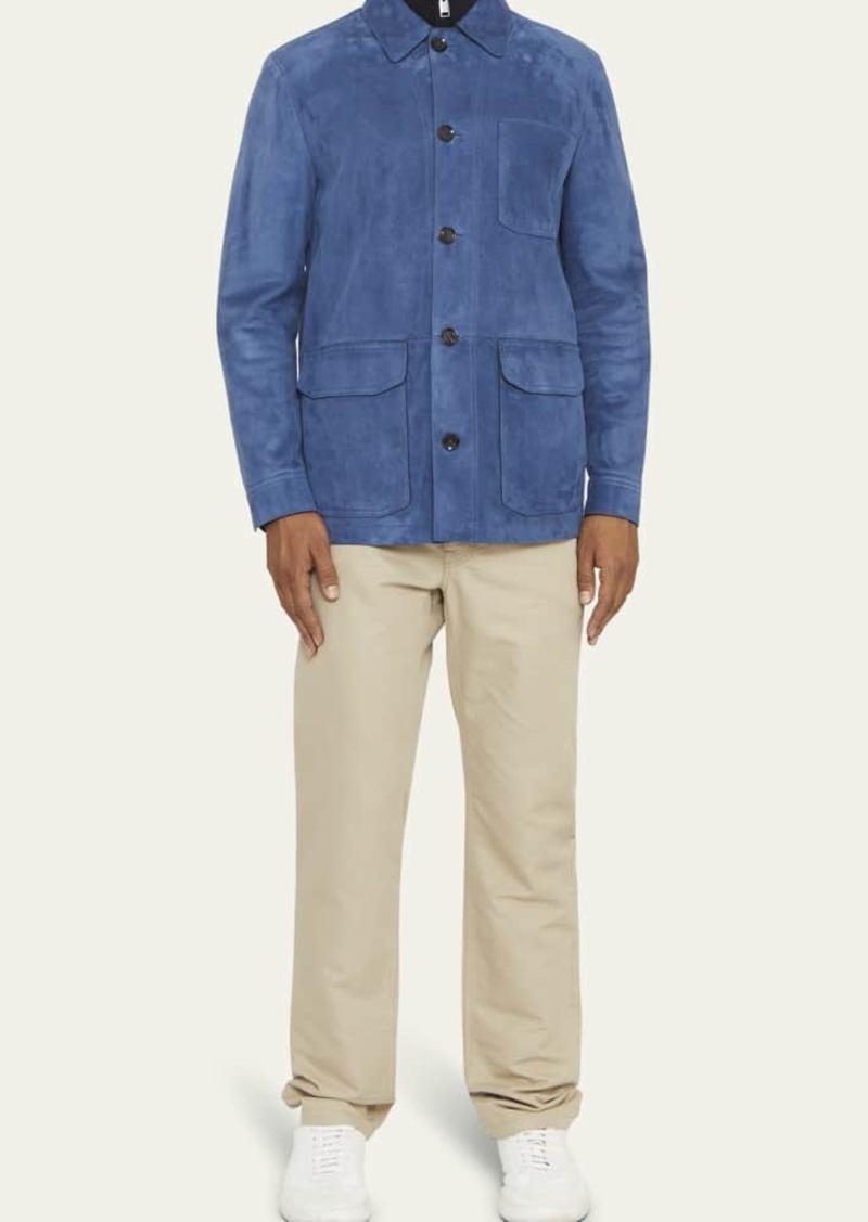 Brioni Men's Suede Work Jacket