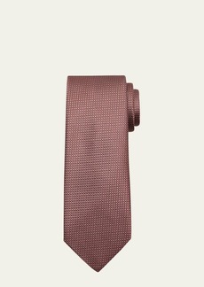 Brioni Men's Textured Solid Silk Tie