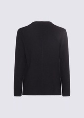 BRIONI NAVY CASHMERE AND WOOL BLEND BLAZER