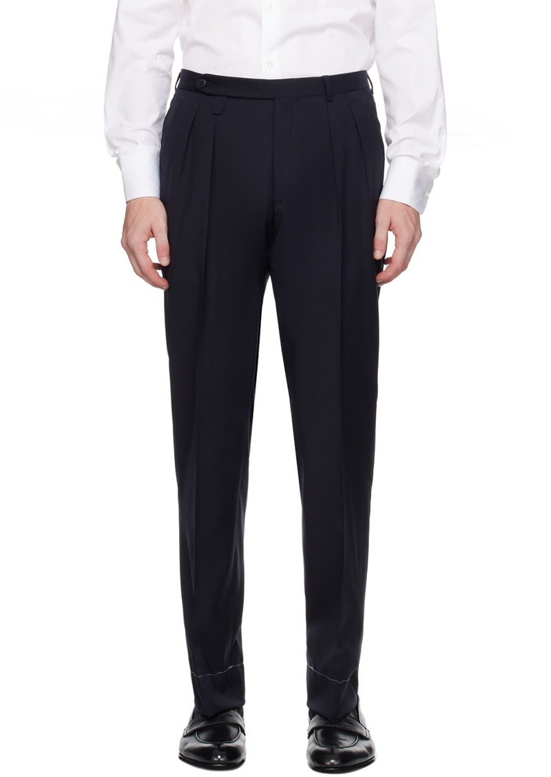 Brioni Navy Elba Trousers