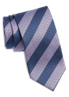 Brioni Repp Stripe Silk Tie