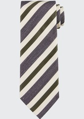 Brioni Seasonal Striped Silk Tie