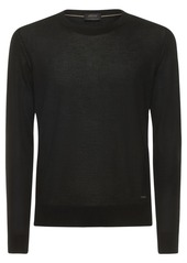 Brioni Cashmere & Silk Knit Crewneck Sweater
