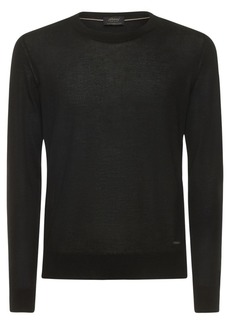 Brioni Cashmere & Silk Knit Crewneck Sweater
