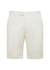Brioni Cotton Gabardine Shorts