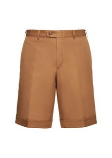 Brioni Lerici Cotton Gabardine Bermuda Shorts